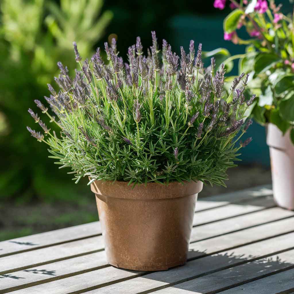 Kompaktwachsender Lavendel (Lavandula angustifolia Dwarf Blue) - Pflanzenfreunde24