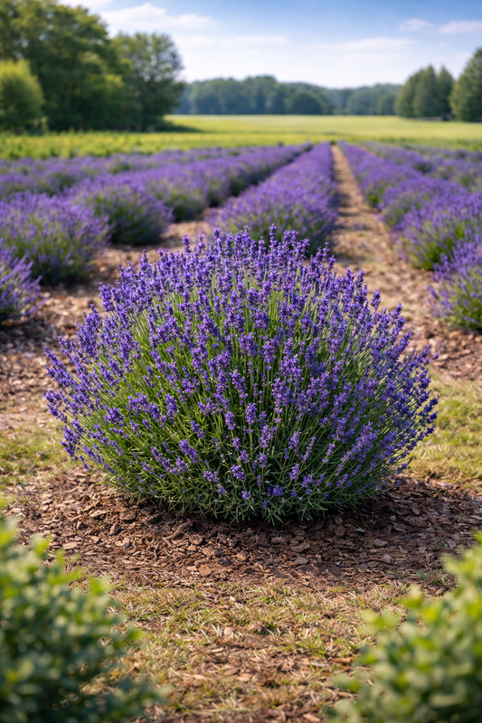Tiefviolettblühender Lavendel (Lavandula angustifolia Hidcote Blue) 20-30 cm